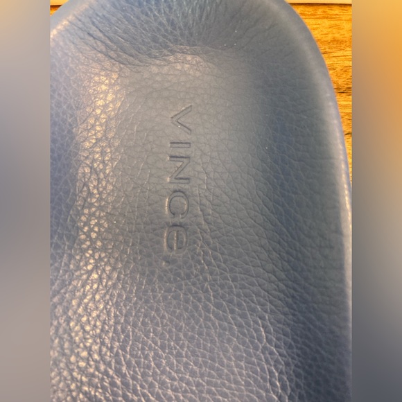 VINCE Gavin Surf LE  Blue Slide Sandal’s - Picture 5 of 11